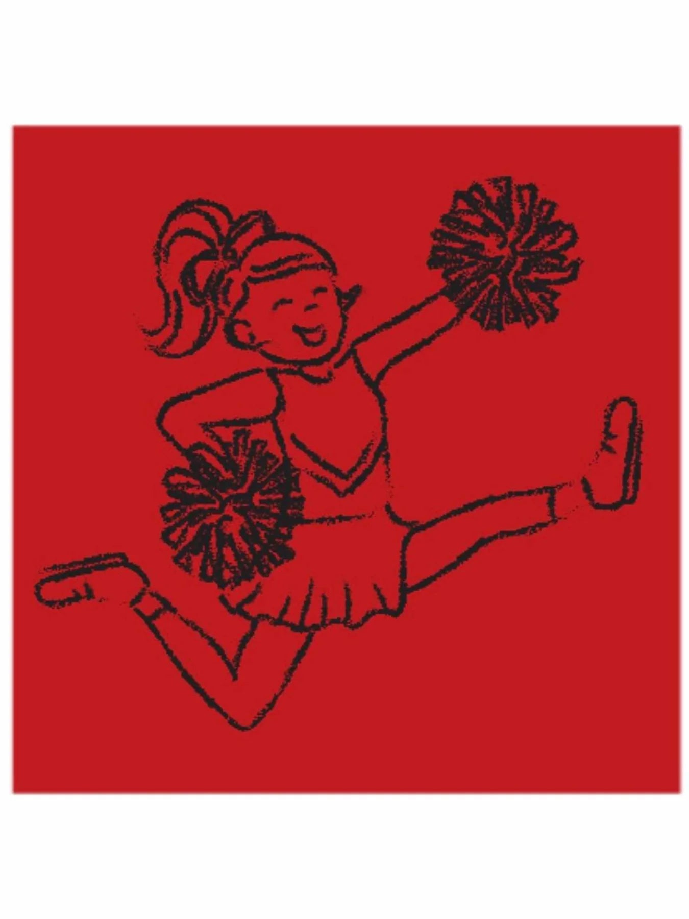 SS Red/Black Cheerleader Shirt
