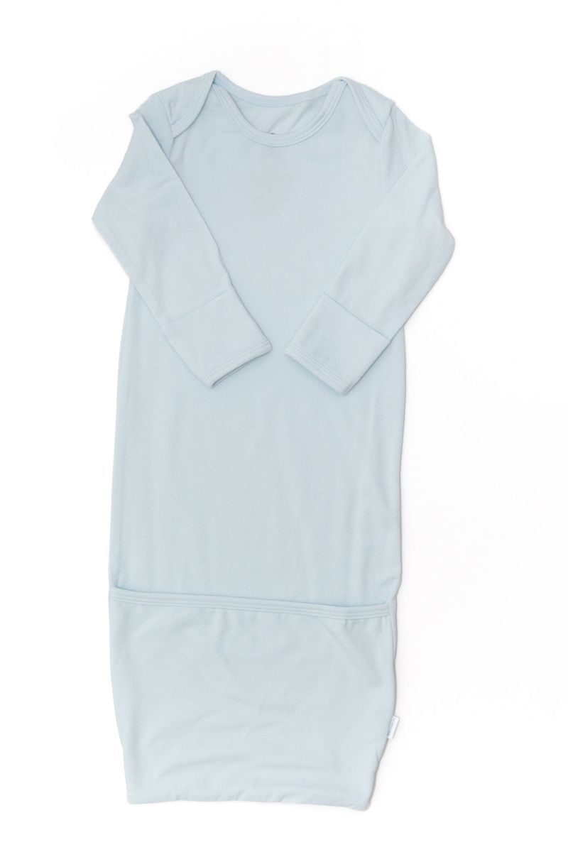 Newborn Gown - Baby Blue