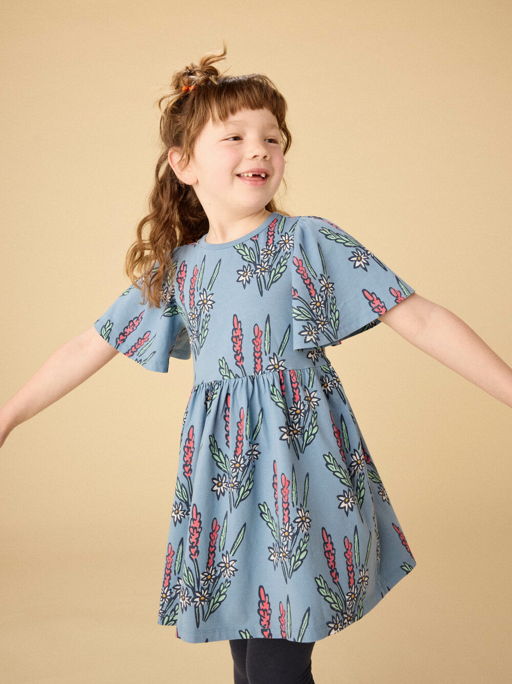 Butterfly Sleeve Dress