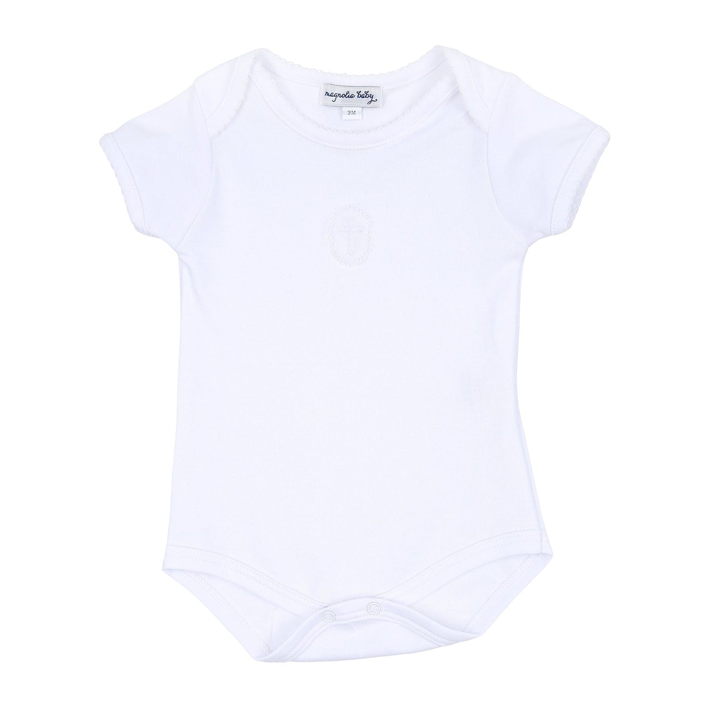 Blessed Embroidered Bodysuit - White