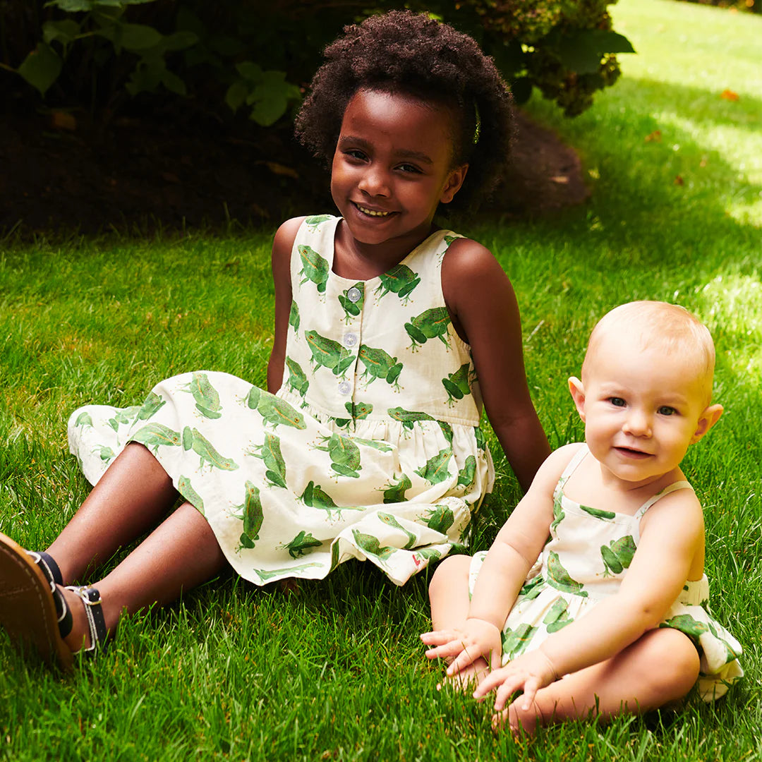 Girls Laura Dress - Frogs