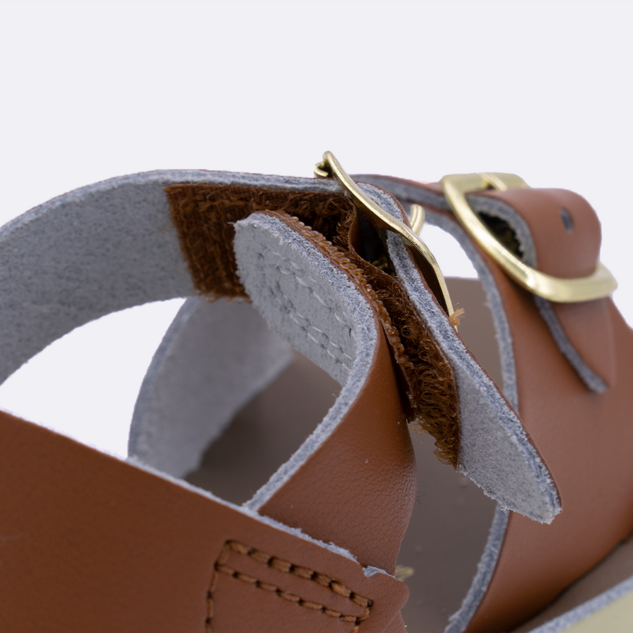 Surfer Velcro Tan Sandal