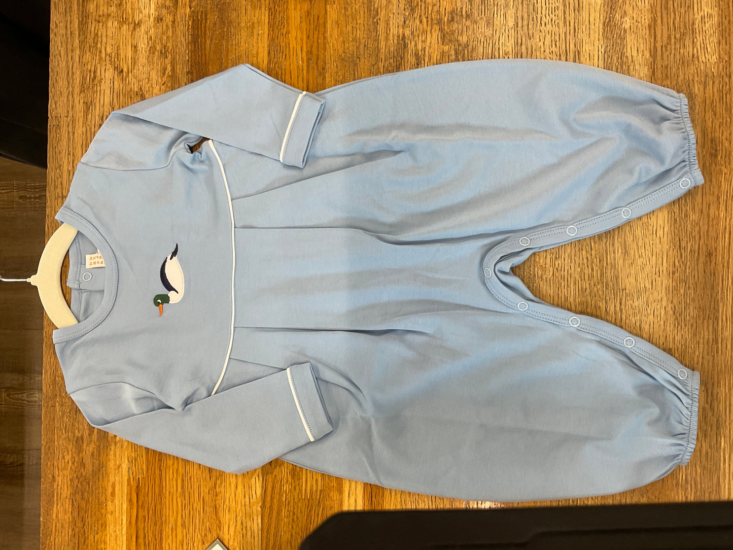 Long Sleeve Bradford Romper- Duck
