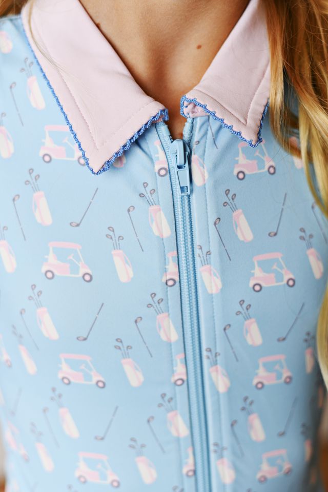 Blue Fairway Dress