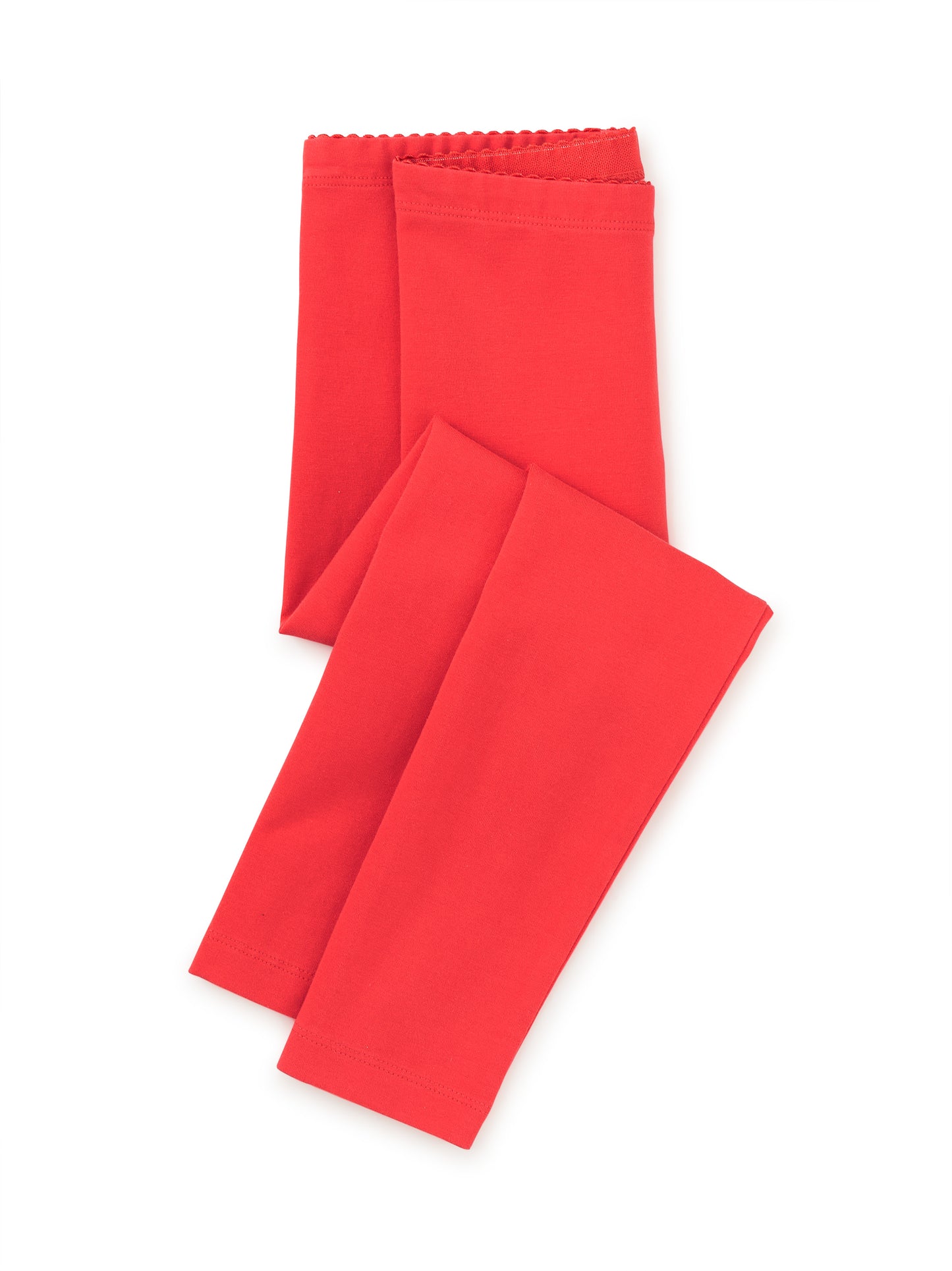 Solid Leggings- Scarlet