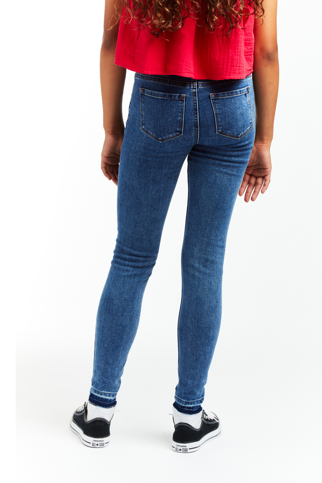 Girls Nina - High Rise Skinny W/ Released Hem