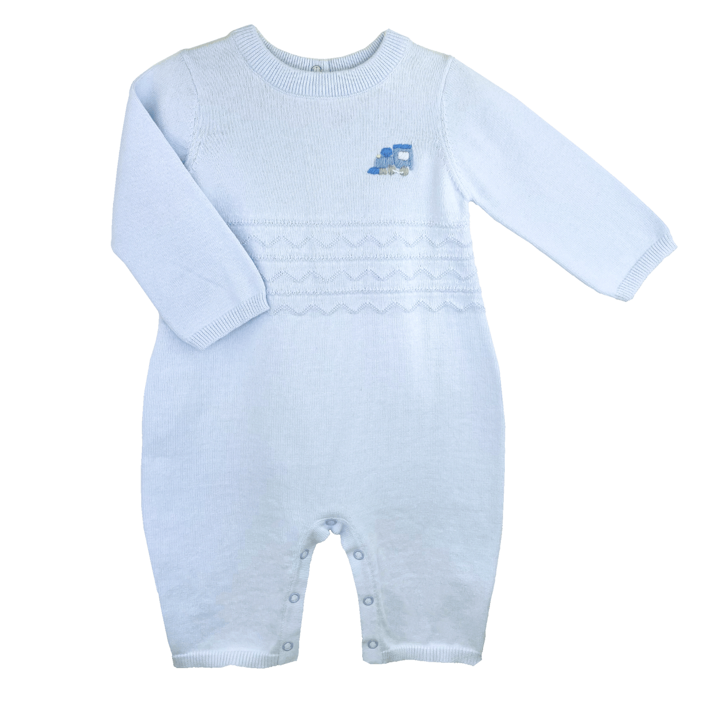 Embroidered Train Lightweight Knit Longall