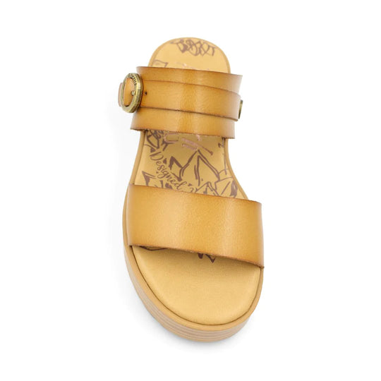 Jelina-K Leather Bee Honey Sandal