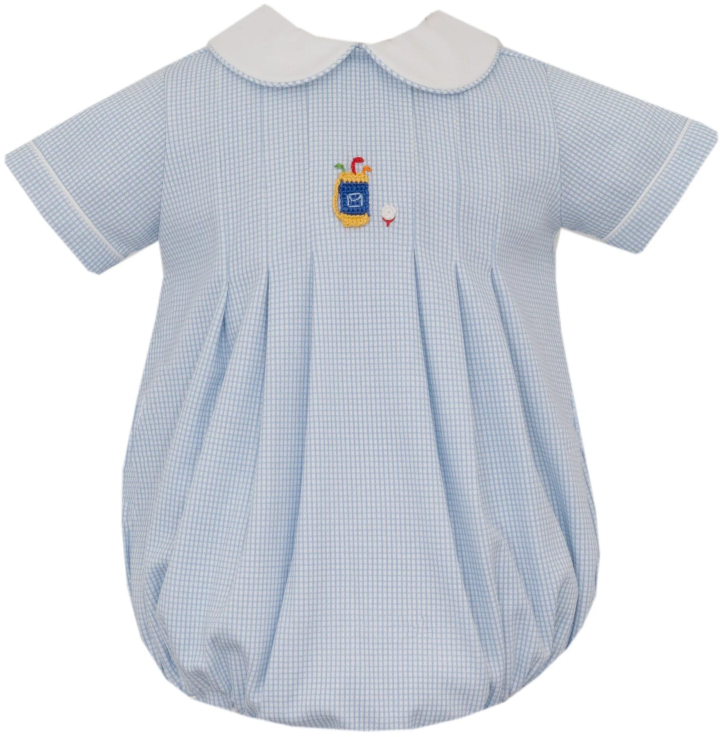 Golf Blue Check Bubble