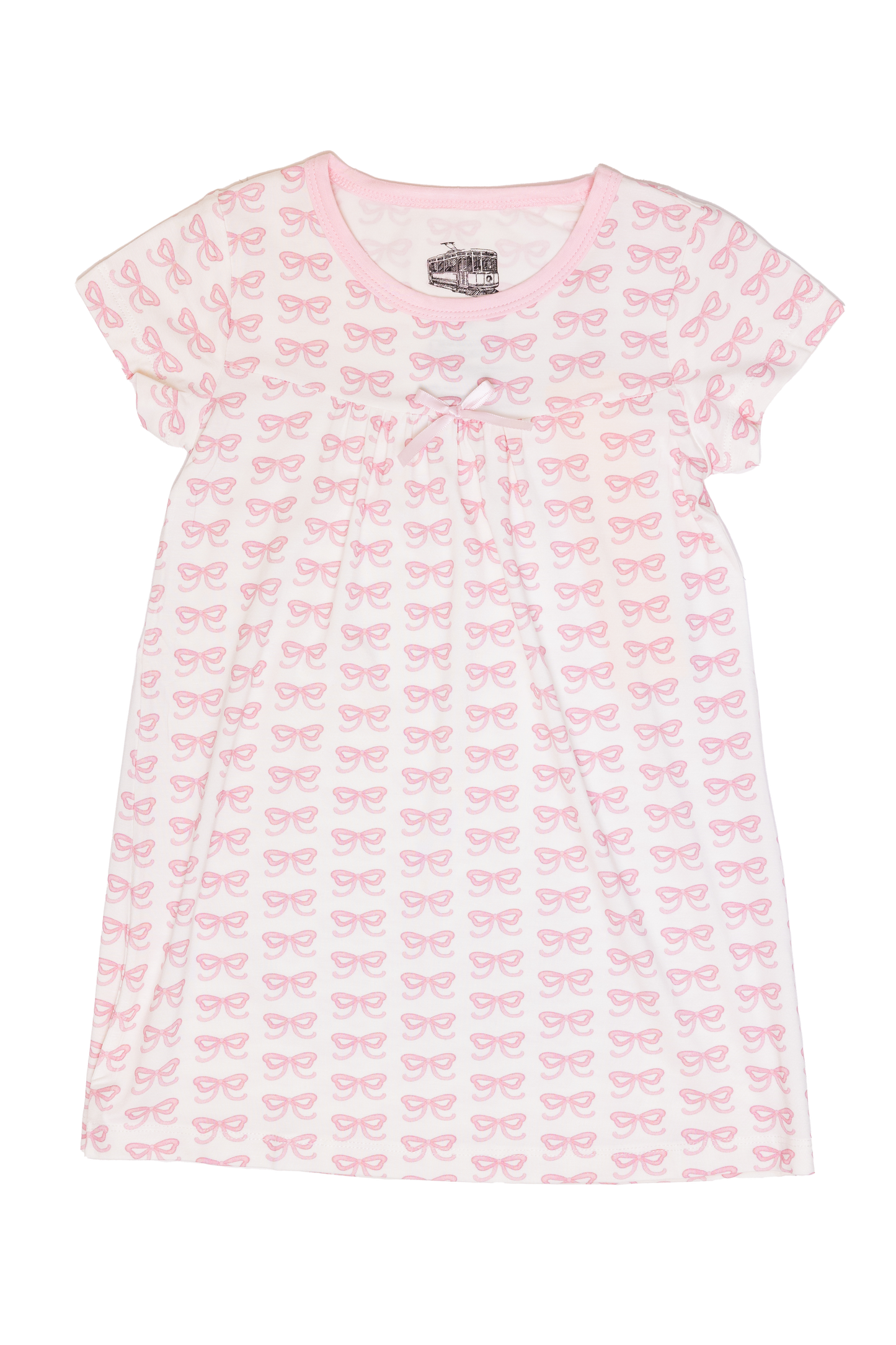 Bows Bamboo Nightgown Dress SS