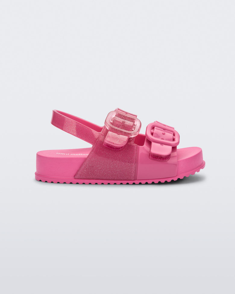 Baby Cozy Sandal -Pink Glitter