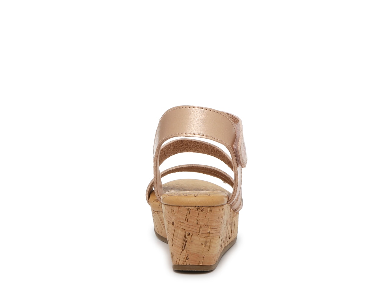 Leddy-K Rose Gold Wedge Sandal