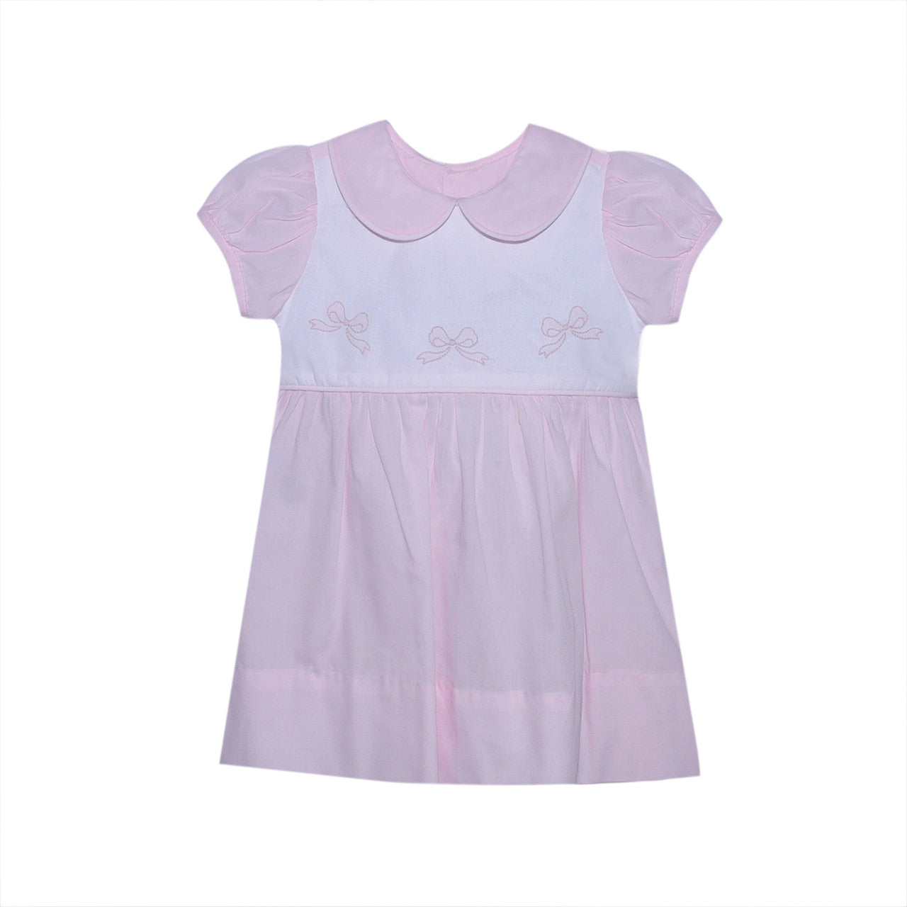 Pink Brady Dress - Bows