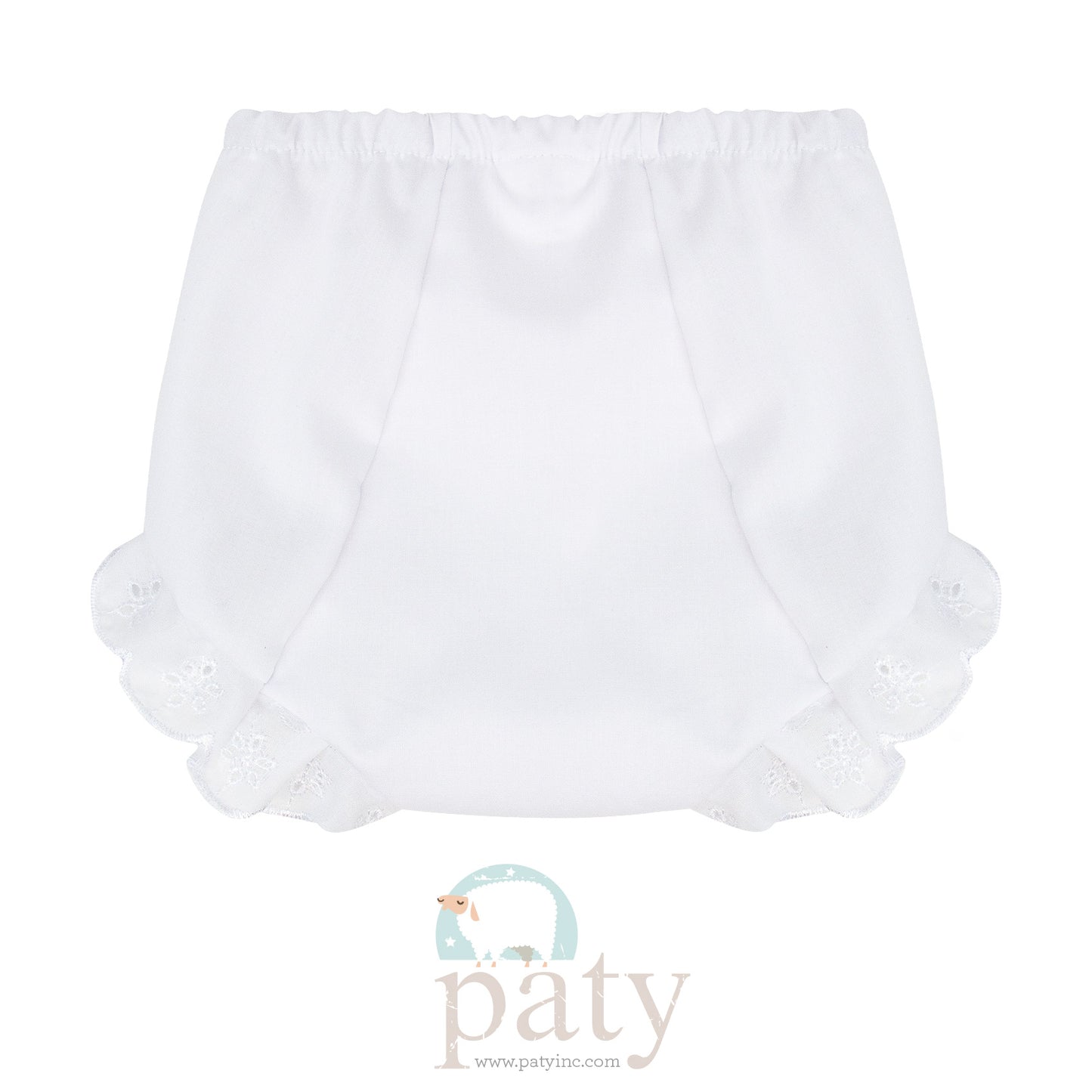 White w/Eyelet Bloomers