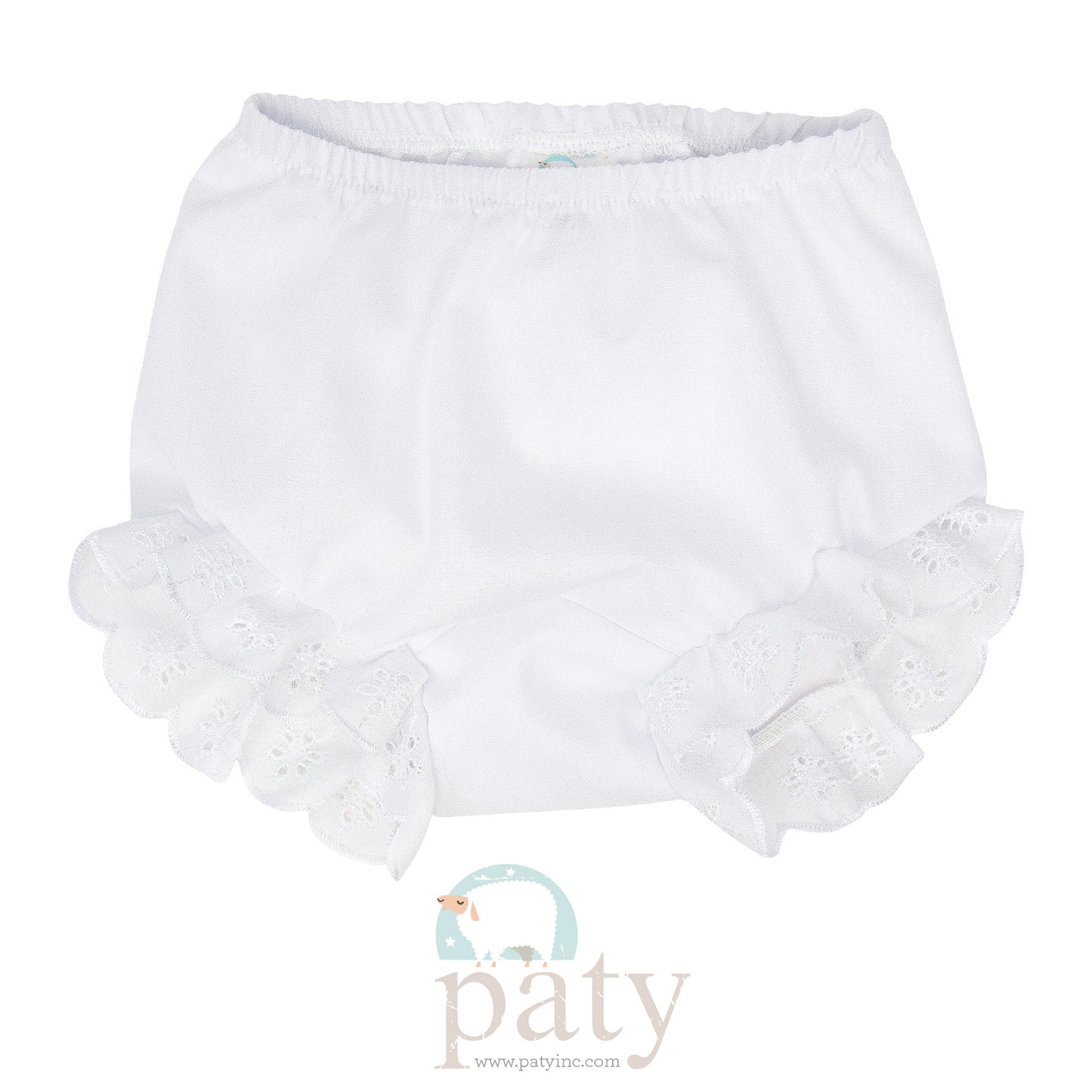 White w/Eyelet Bloomers