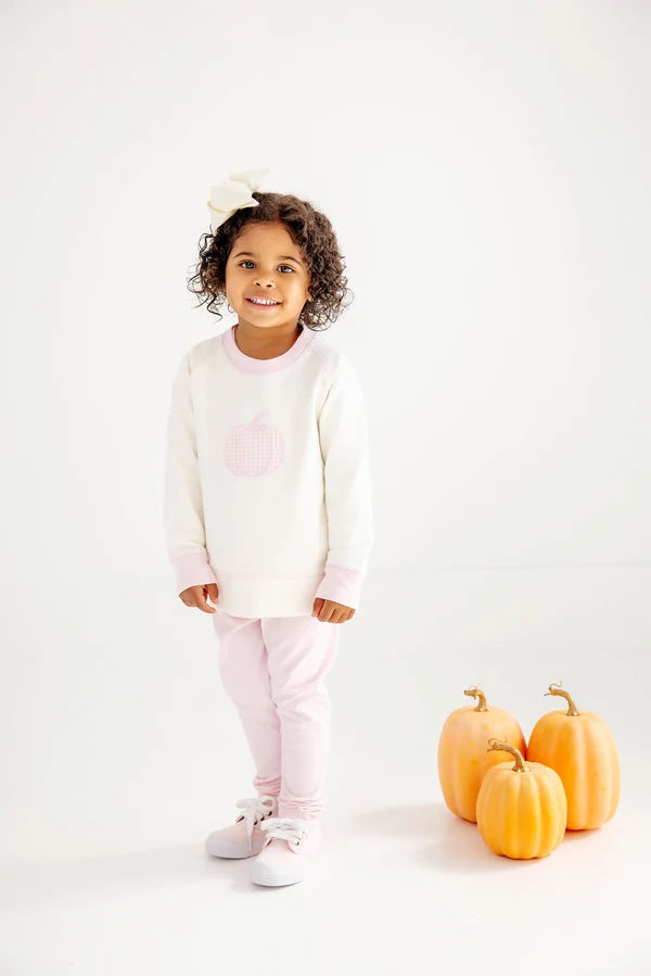 Cassidy Comfy Crewneck - Palmetto Pearl Pumpkin