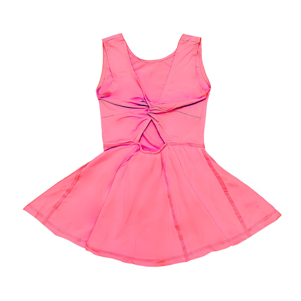 Hot Pink Athleisure Dress