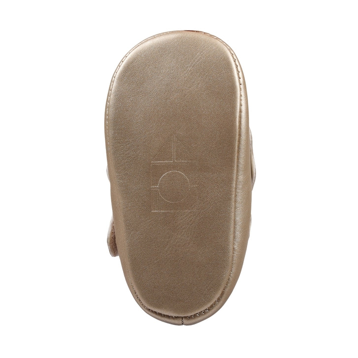 Amina Crib Shoe - Gold