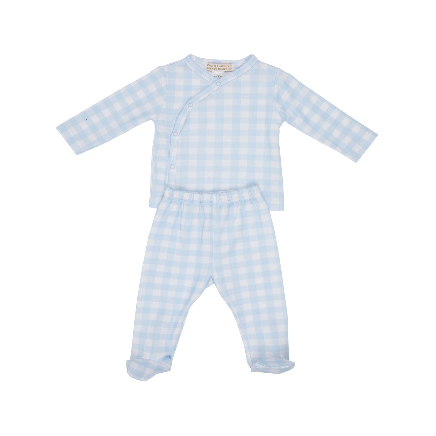 Cameron Cross Front Set - Blue Gingham