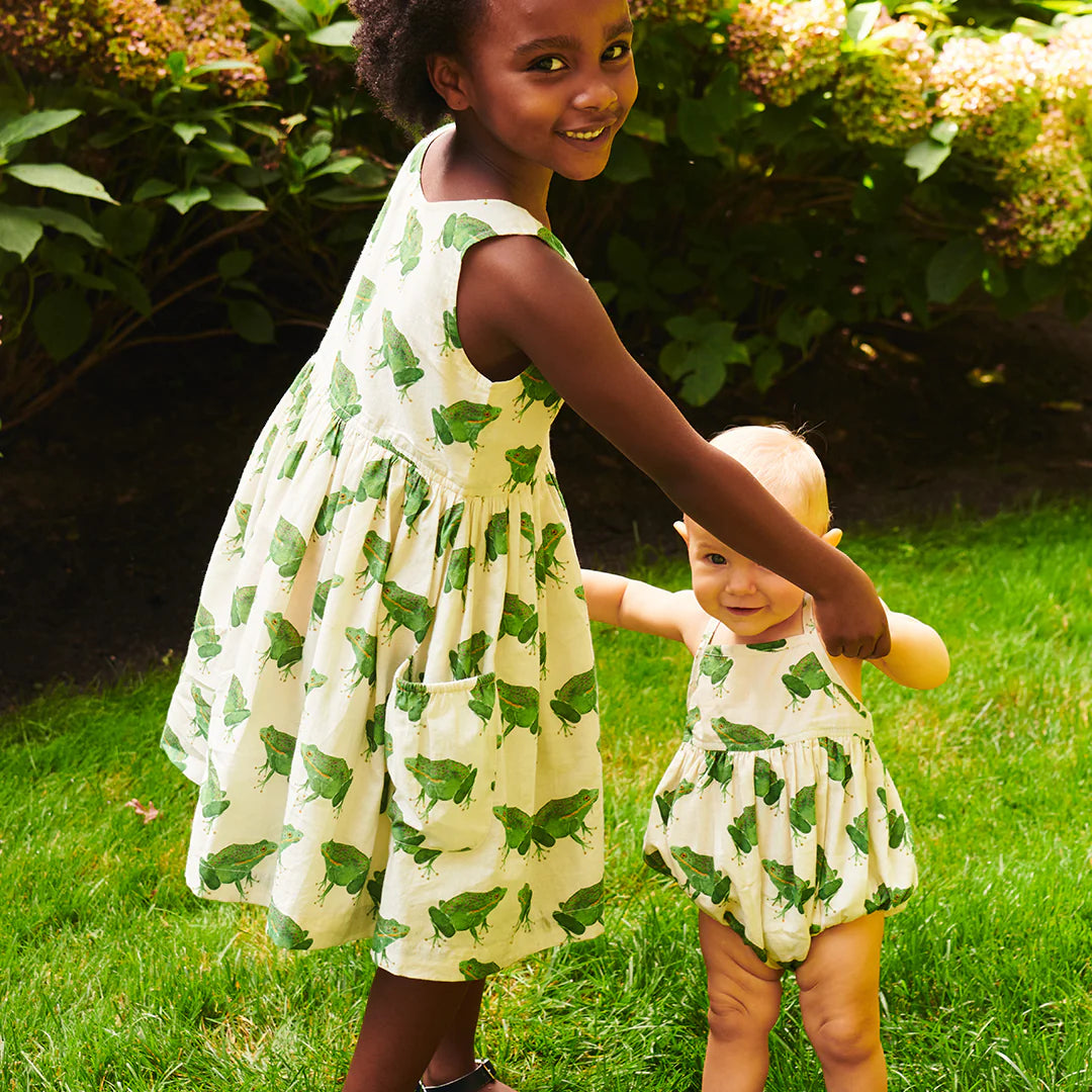 Girls Laura Dress - Frogs