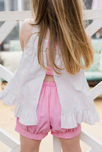 Maggie Bloomer Set - Spring Seersucker Stripe