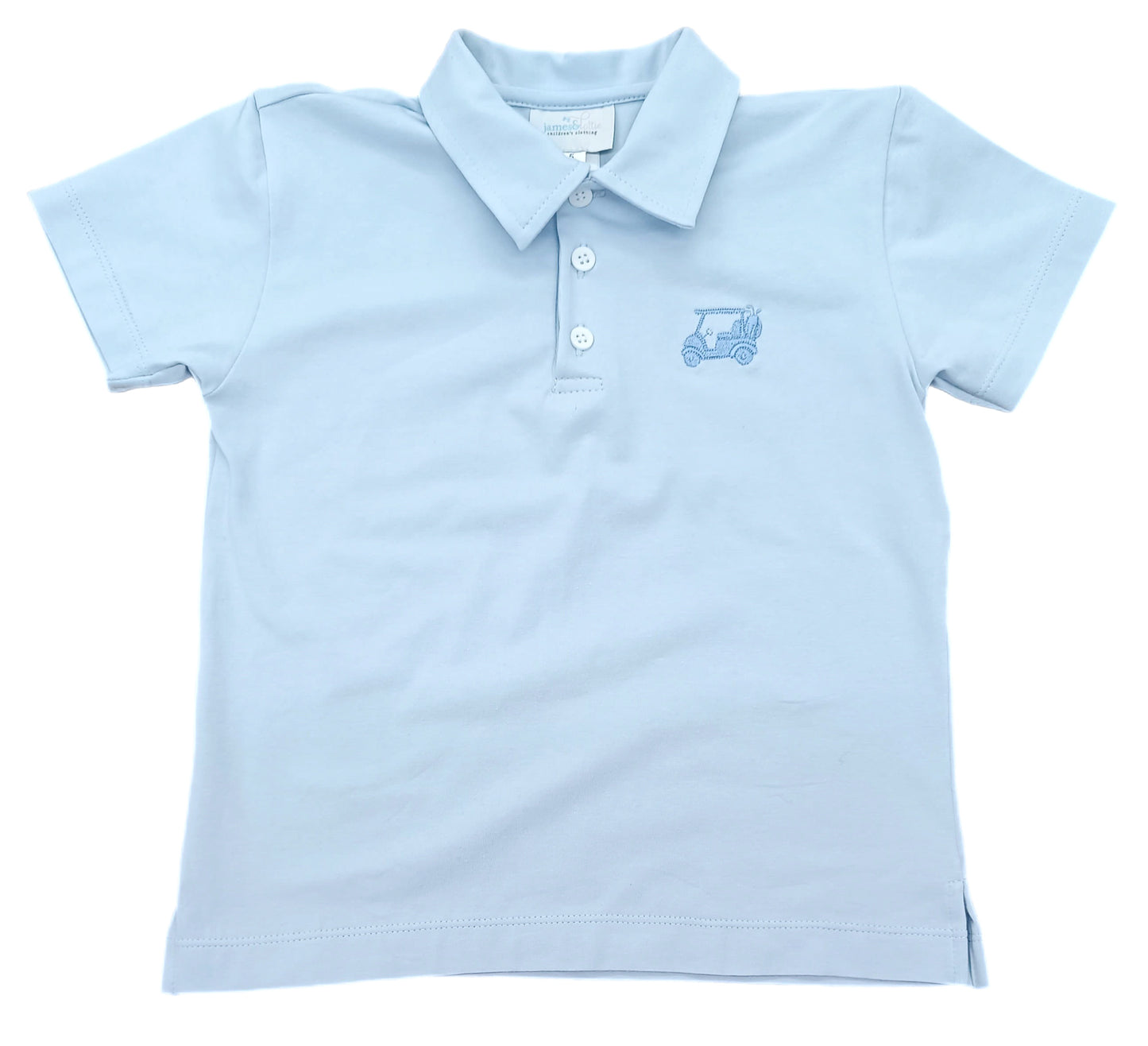 Lt Blue Polo w/Golf Emb - Lets PAR-TEE