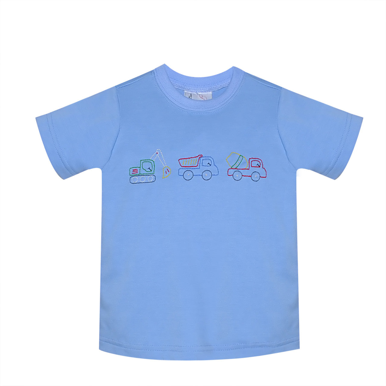 Houston Blue Shirt -Construction Trucks