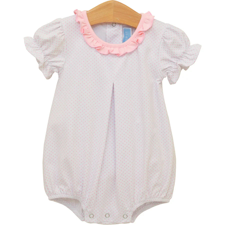 Harriet Bubble- Light Pink Bitty Dot