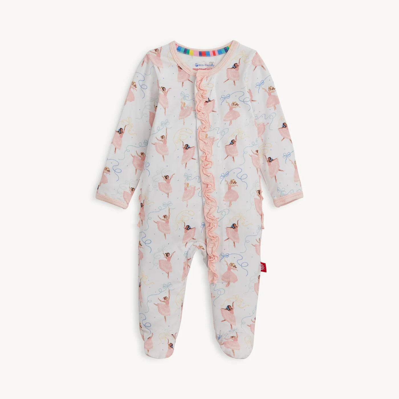 Pretty Plies Modal Footie W/ Ruffle
