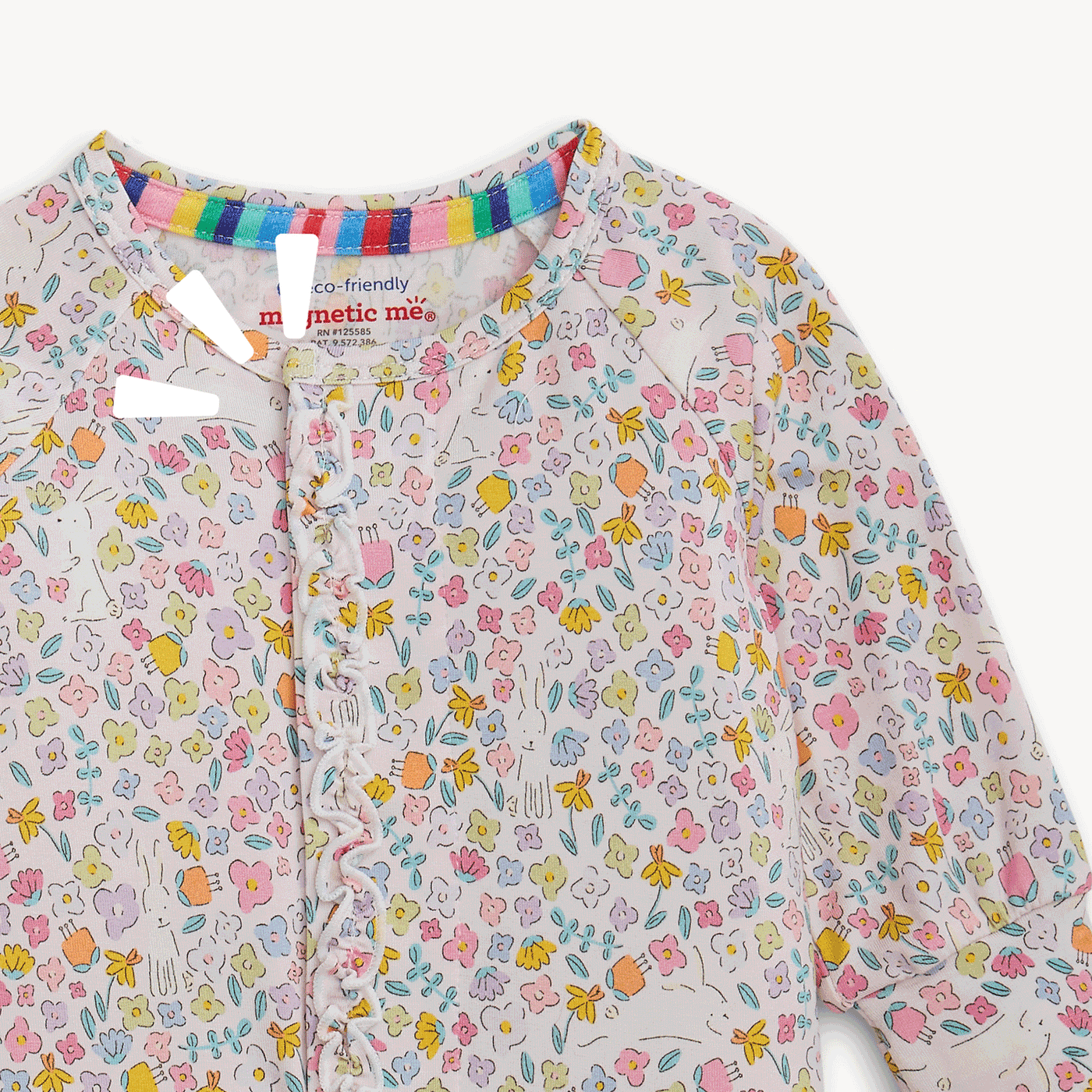 Bunny Blossom Footie