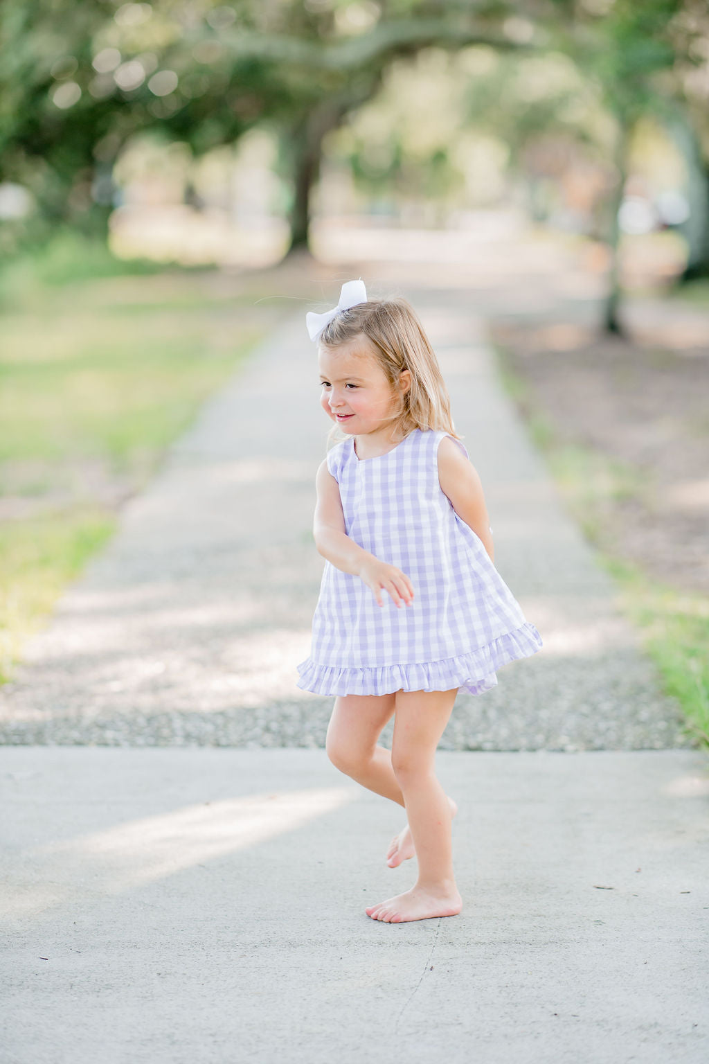 Mae Swing Banded Short Set - Lavender