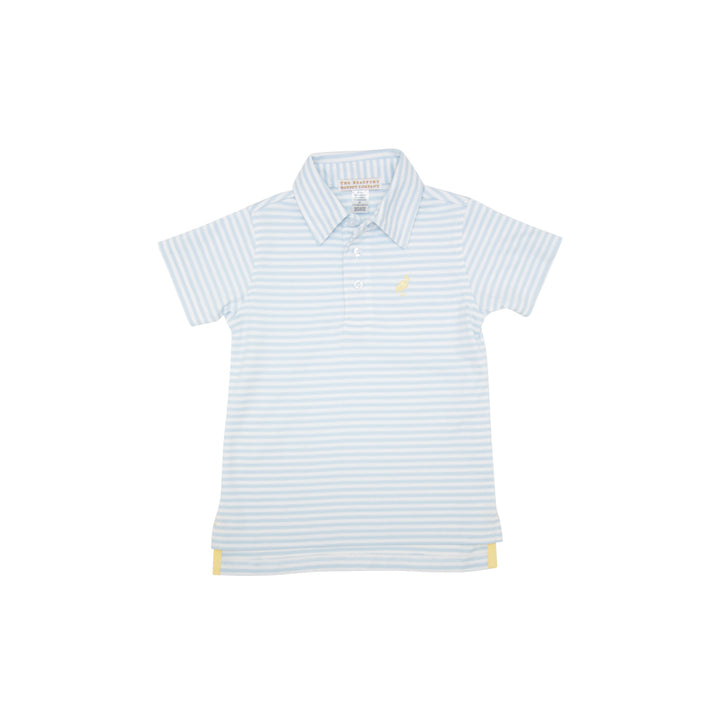 Prim & Proper Polo - Buckhead Blue Stripe