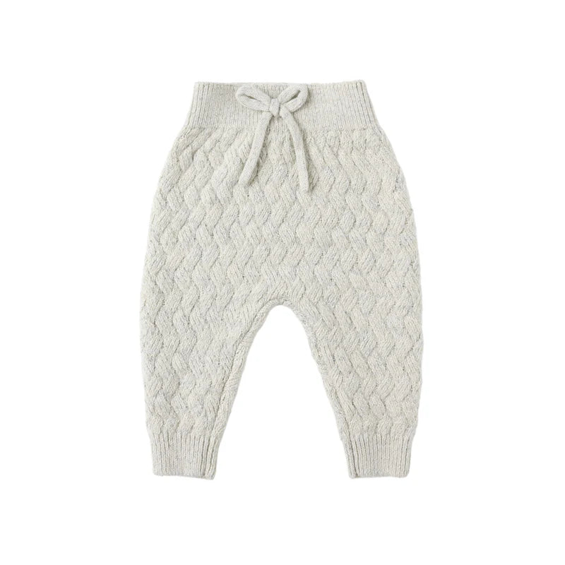 Knit Sweater and Pant Set/ Heathered Blue
