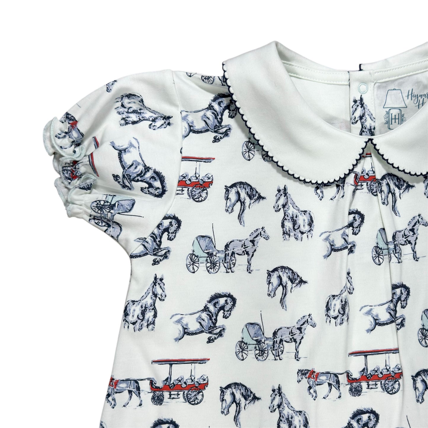 Twirling Pocket Dress - Horse Sketches