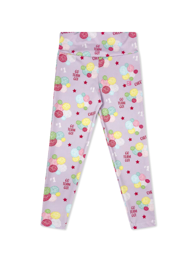 Abigail Highwaist Leggings - Cheer Goals