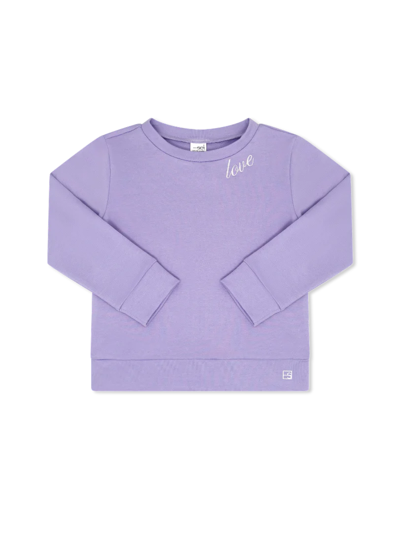 Alex Sweatshirt - Brilliantly Lavender