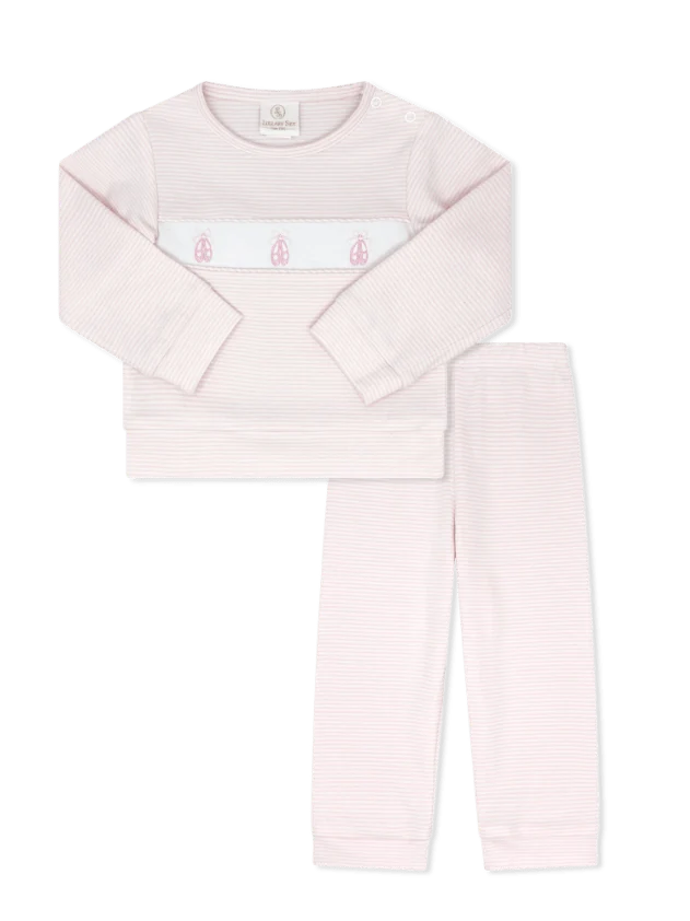 Lagniappe Play Set Pensacola Pink Ministripe, Ballet Slipper