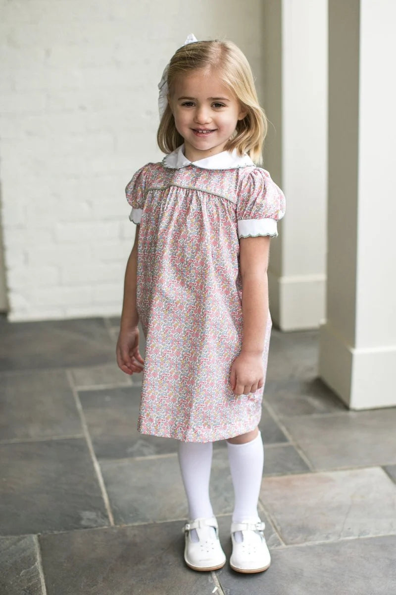 Memory Making Scallop Dress Autumn Garden