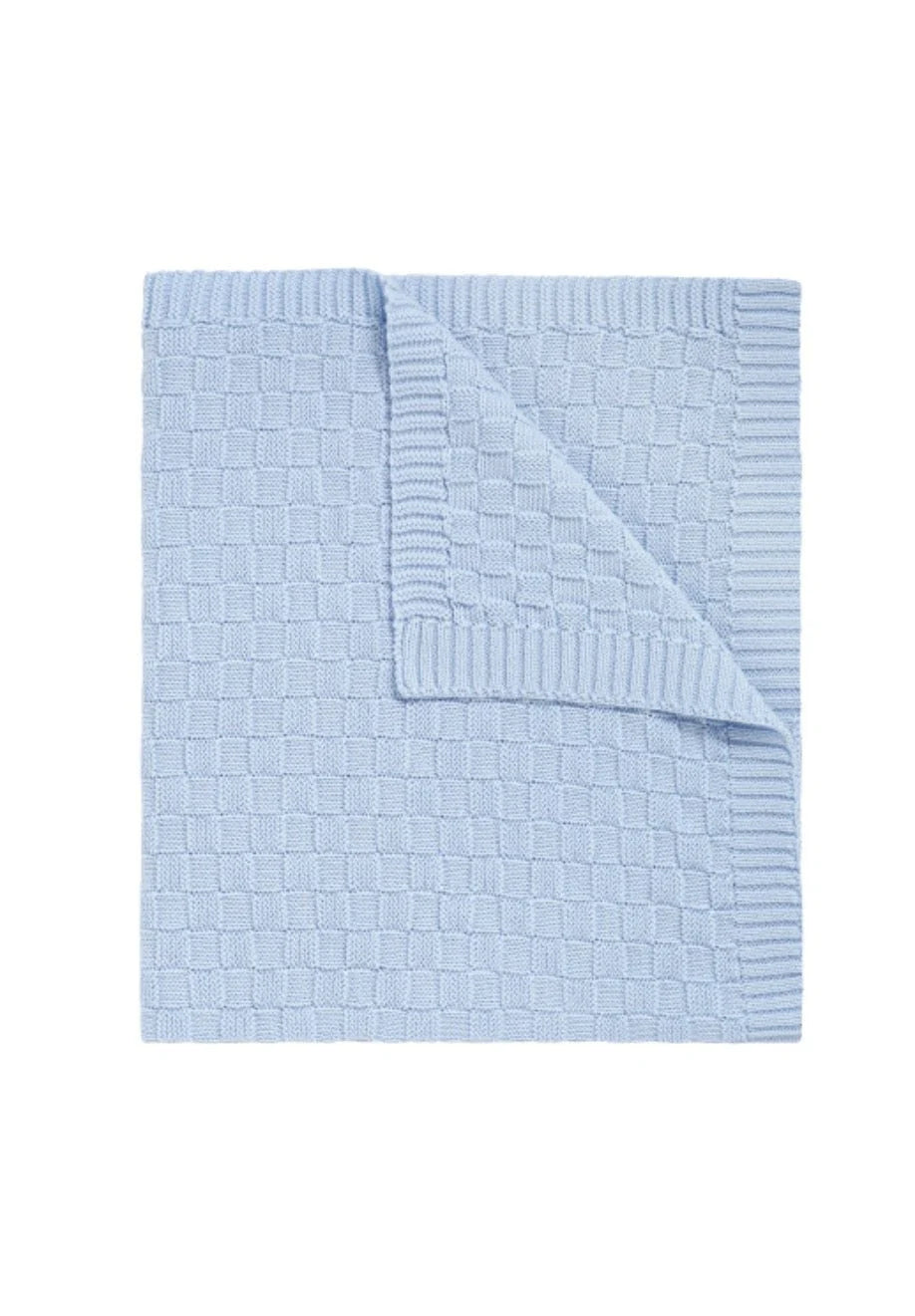 Basket Weave Knit Blanket