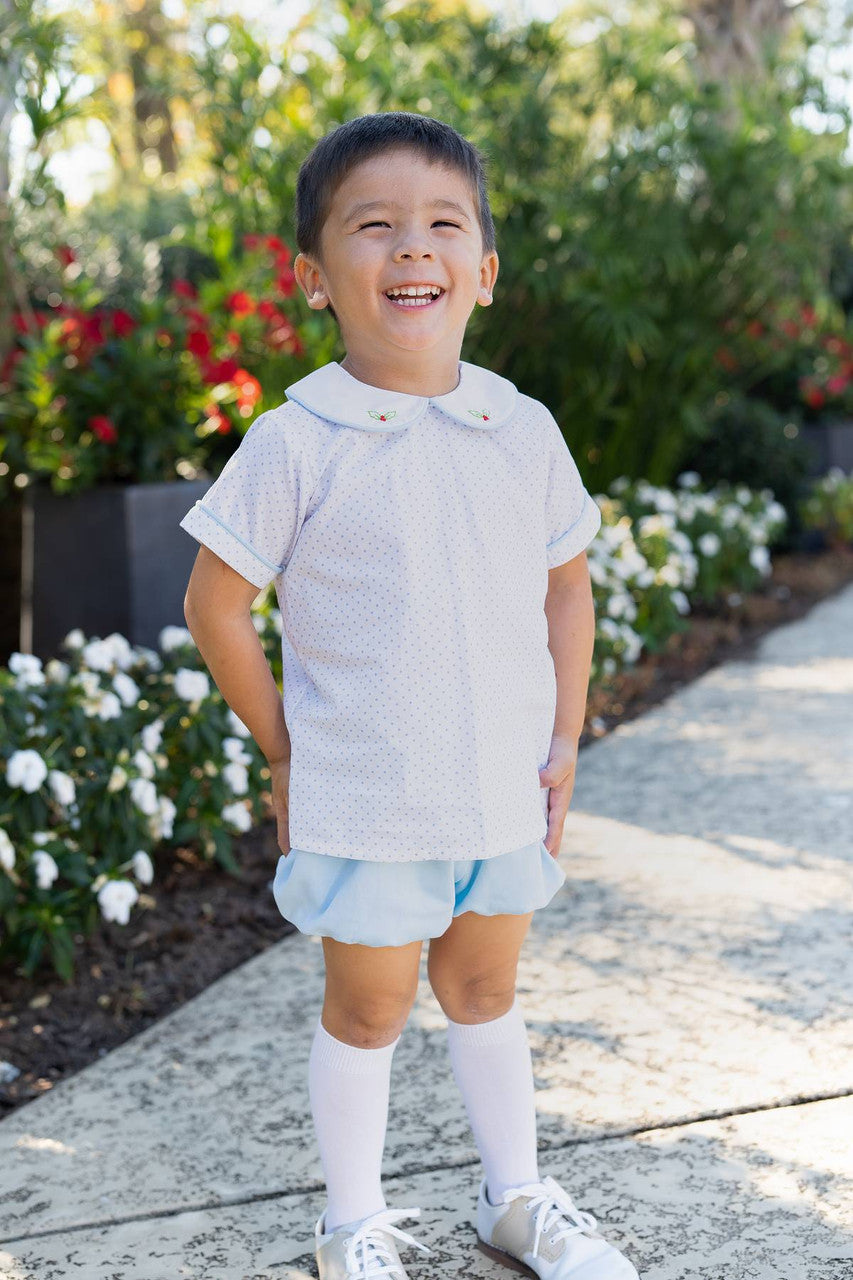 Blue Taylor Boy Short Set - Hollies