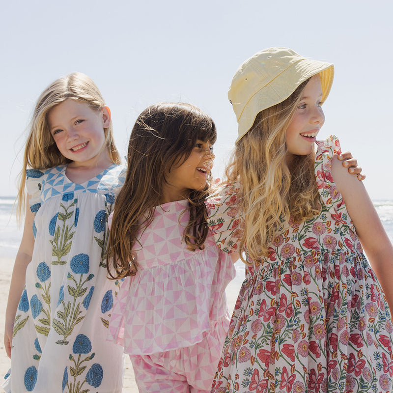 Girls Elsie Dress - Butterfly Vines