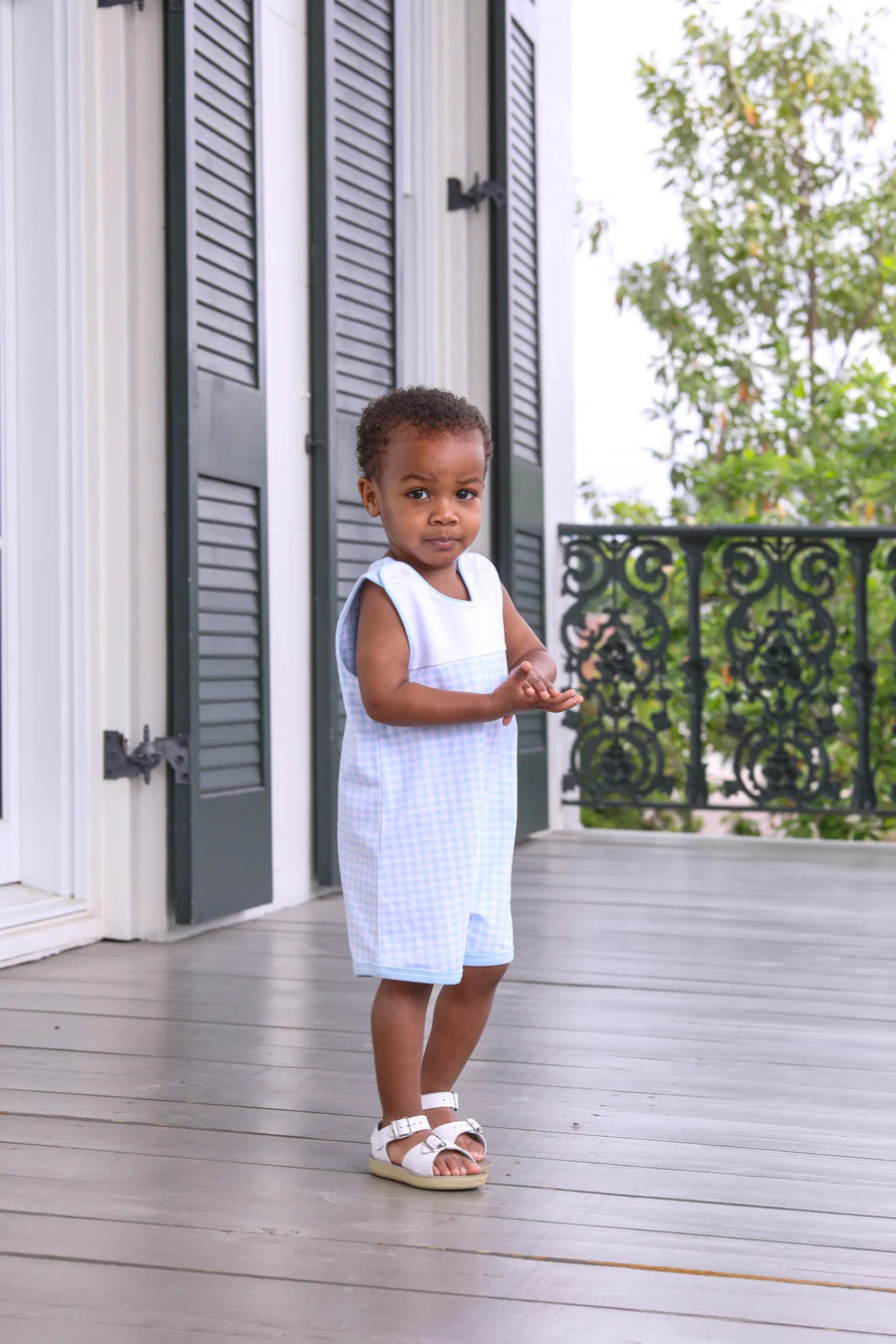 Madden Jon Jon- Light Blue Gingham