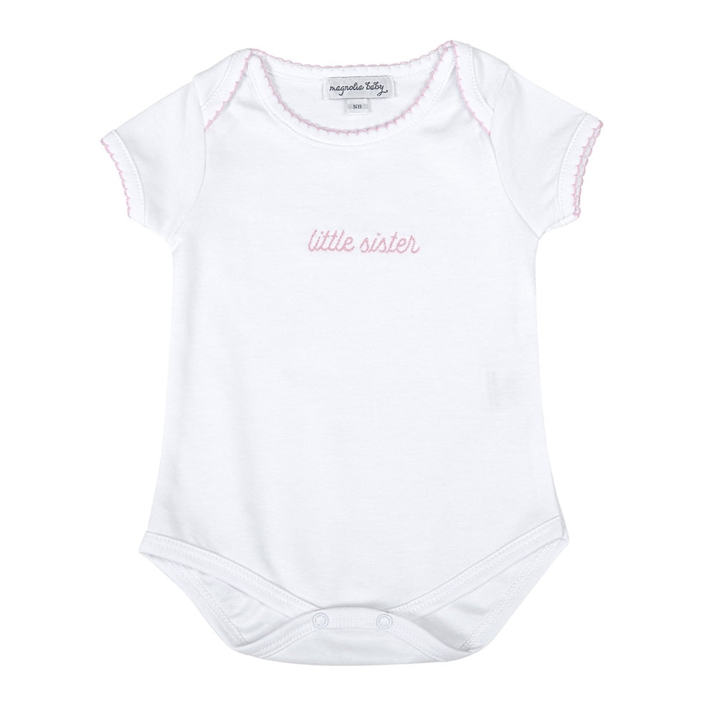 Little Sister Emb Lap Bodysuit
