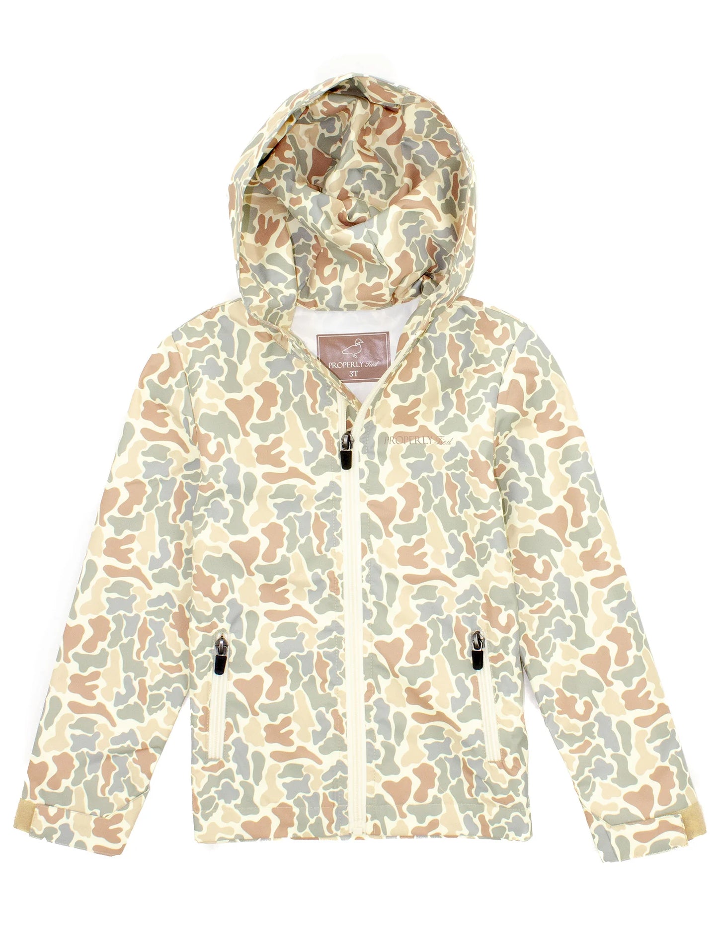 Boys Canopy Rain Jacket- Field Camo