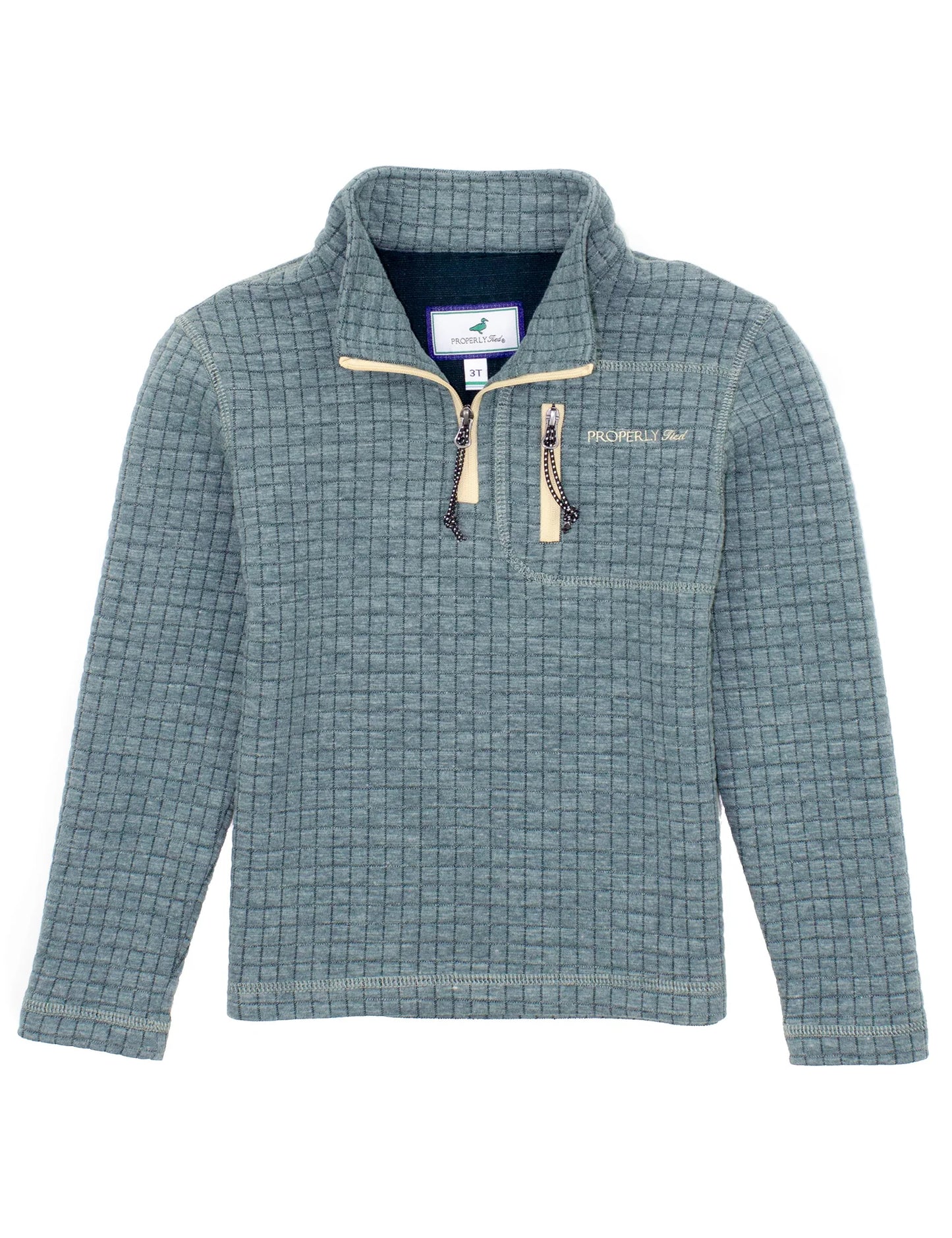 Boys Delta Pullover - Brush Green