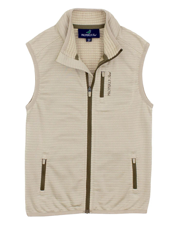 Boys Fairhope Vest - Khaki