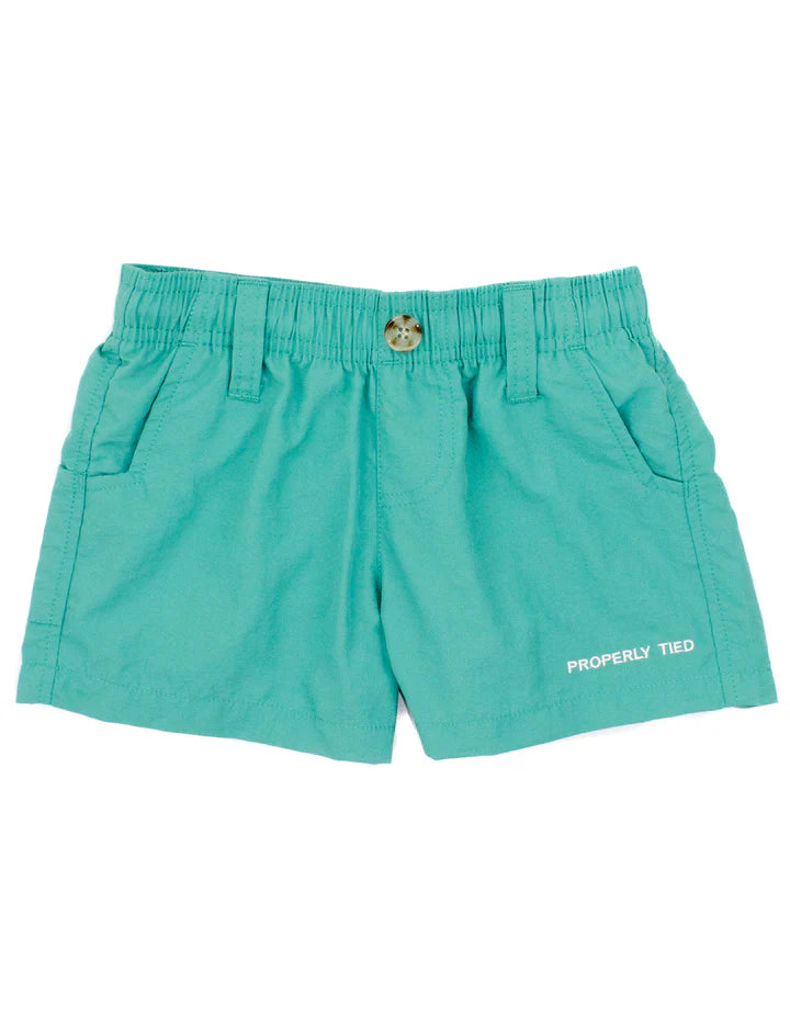 Boys Mallard Short- Soft Green
