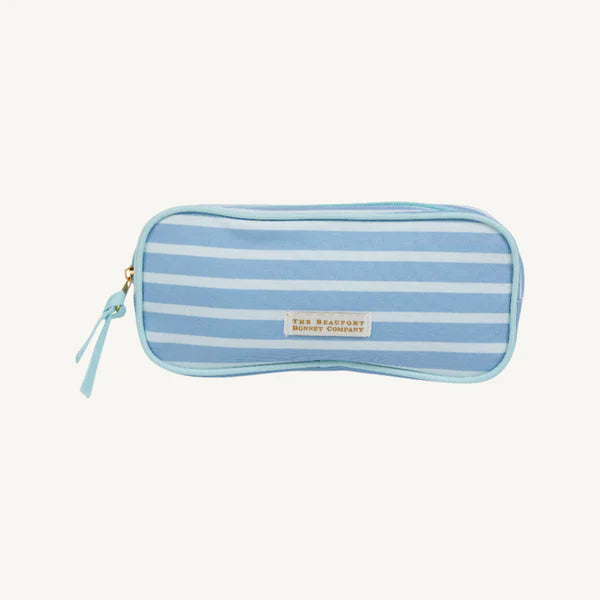 Peyton Pencil Pouch- Saratoga Sky Stripe