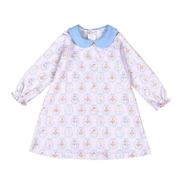 Royal and Charm Scalop Collar Dress