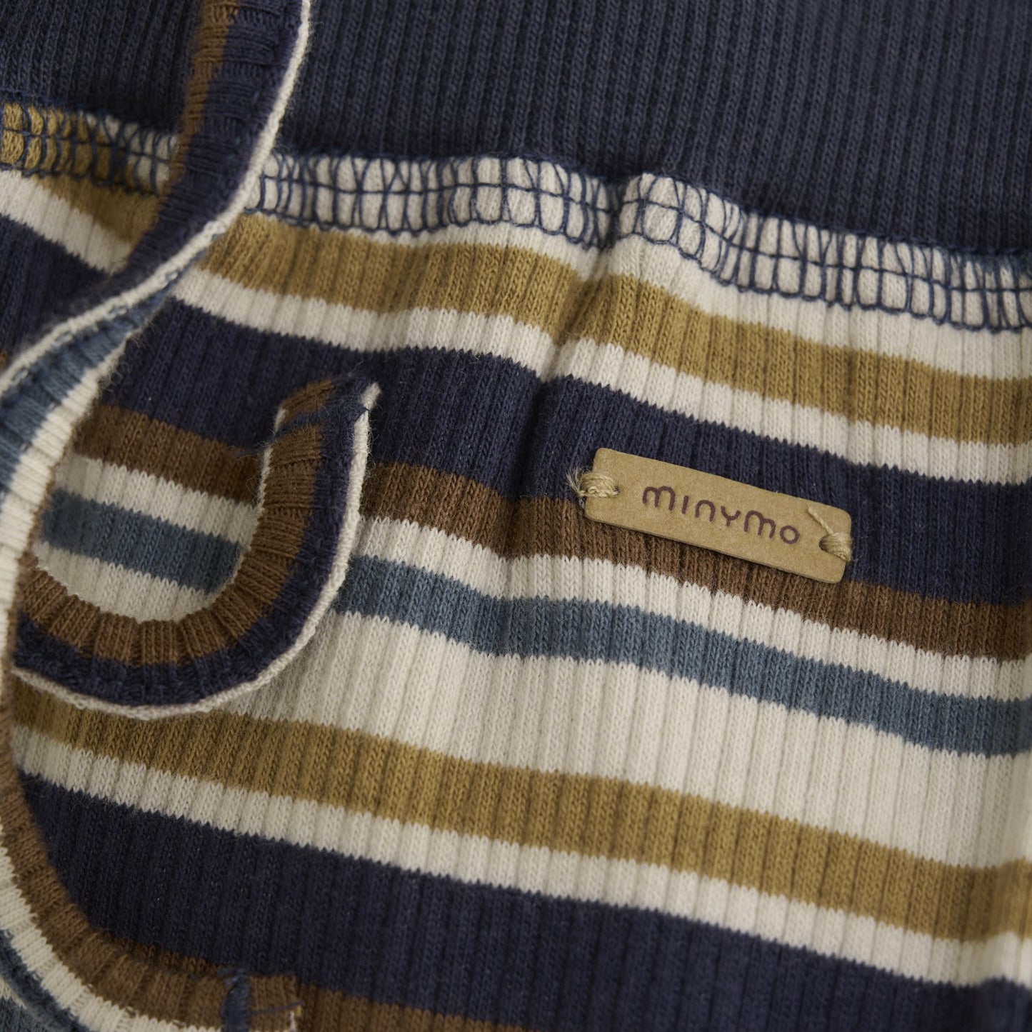 Baby Rib Pants - Parisian Night Stripe